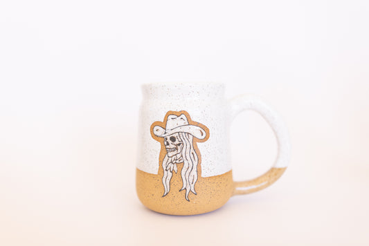 MUG 67/86 SKULL COWGIRL