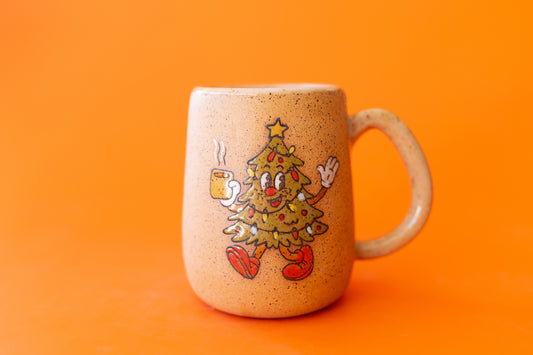 CHRISTMAS TREE CARTOON MUG