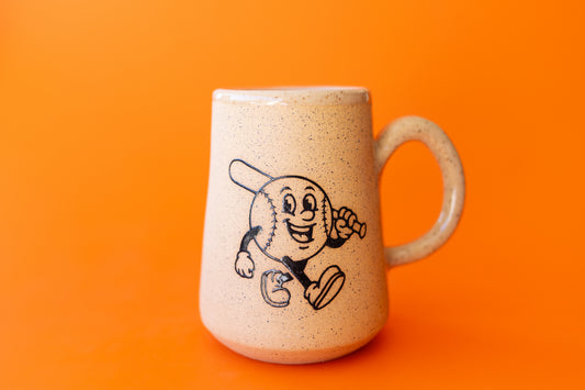 BASEBALL CARTOON MUG