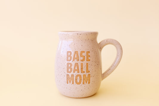 BASEBALL MOM FULL GLAZE MUG