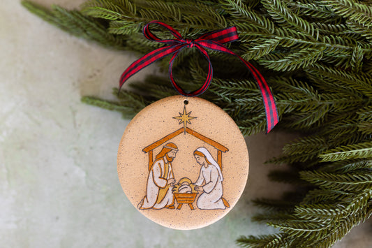 NATIVITY ORNAMENT #107