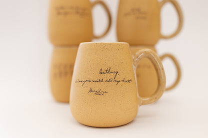 HANDWRITING MUG PRE-ORDER