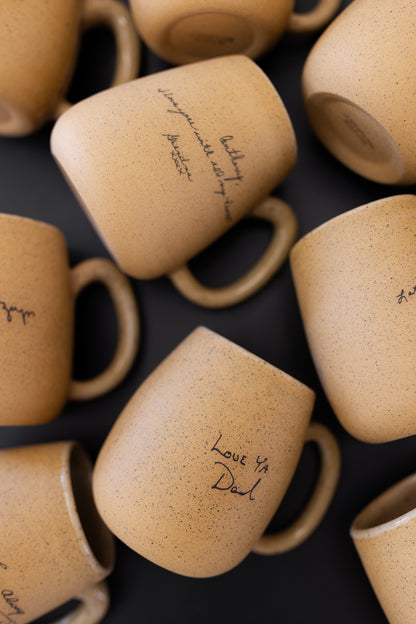 HANDWRITING MUG PRE-ORDER