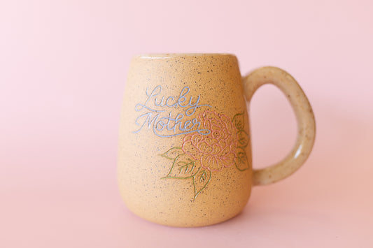 LUCKY MOTHER FLORAL MUG #33