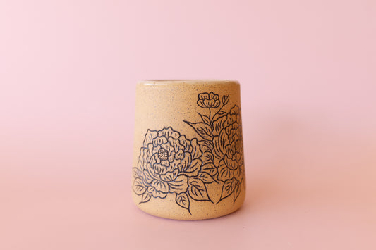 FLORAL SHORT CUP #82